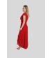 Nalanda Asimetrik Tasarım Şifon Elbise 0136