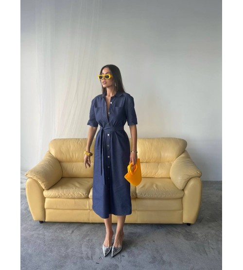 Yeni Sezon Kot Tencel Elbise - Maria Luiza (20250504_133610)