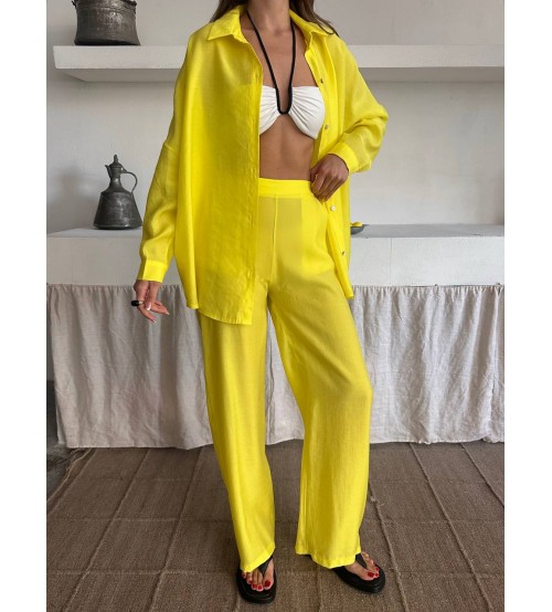 Yeni Sezon Gömlek - Pantolon Takim Kendinden Krush Modal Tak - Ana Cecília (20250525_120030)