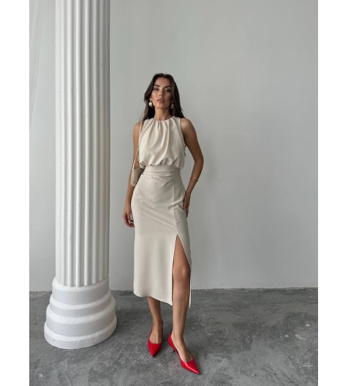 Yeni Sezon Zara Model Elbise Crep Kumaş Ssmmll - Laís (20250525_121321)