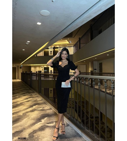 Flowers Kumaş Elbise 8.5 Model Kodu 583196 S - Maria (20250508_133402)