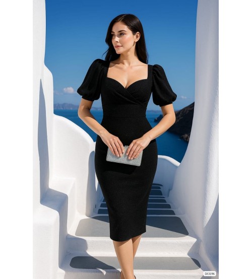 Flowers Kumaş Elbise Model Kodu 583196 S - Olívia (20250512_105510)