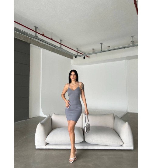 Scuba Krep Elbise - Maria Luiza (581789)