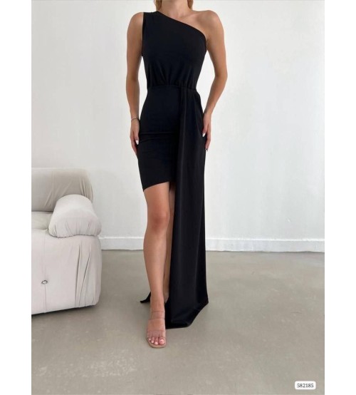 Scuba Krep Elbise - Yasmin (582185)