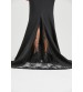 Lilja Balık Model Abiye Elbise Siyah