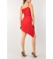 Richelle Askılı Tasarım Mini Elbise Kırmızı 0073