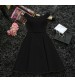 Rowena Mini Fiyonk Detay Mezuniyet Elbise-BORDO 0039