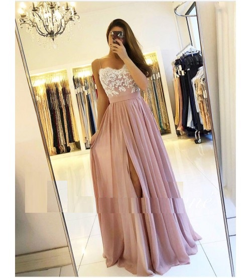 Hortencia Flok Baskı Abiye 0114