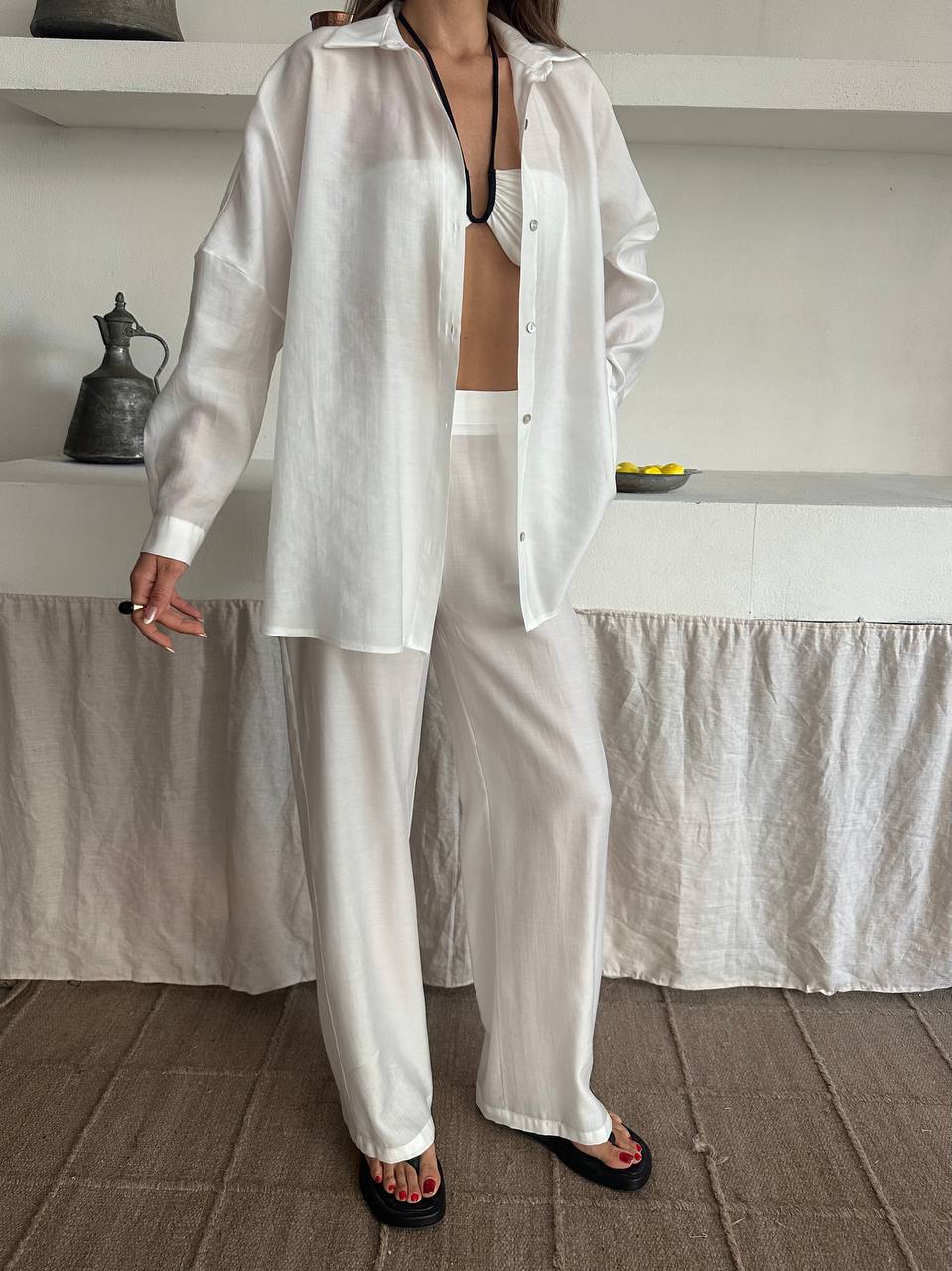 Yeni Sezon Gömlek - Pantolon Takim Kendinden Krush Modal Tak - Emanuelly (20250525_120108)