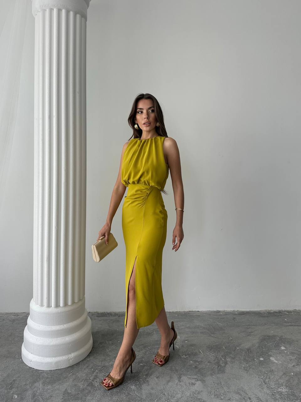 Yeni Sezon Zara Model Elbise Crep Kumaş Ssmmll - Eloá (20250525_121705)