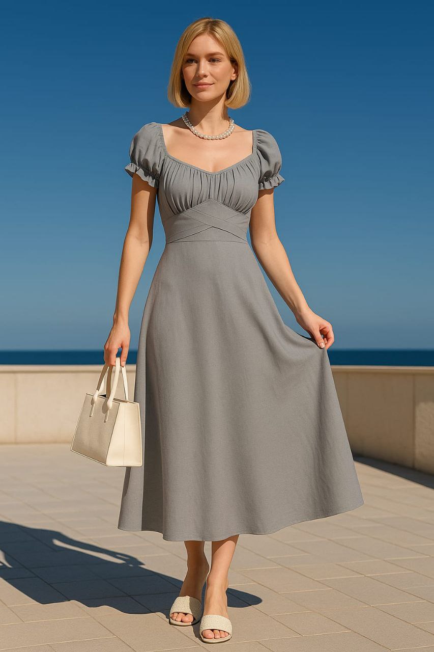 Ayrobin Kumaş Elbise - Ana Sophia (582079)