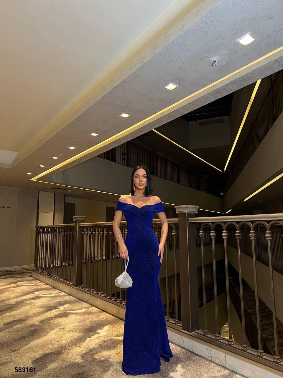 Flowers Kumaş Elbise Model Kodu 583161 - Zoe (20250512_120408)