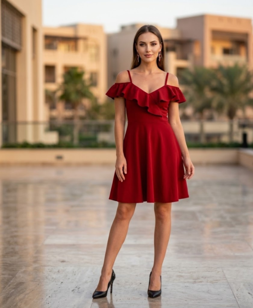 Ammeline Askılı Mini Mezuniyet Abiye Elbise 0094