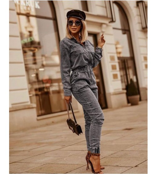 JENNY KAR YIKAMA DENİM KOT TULUM 0052